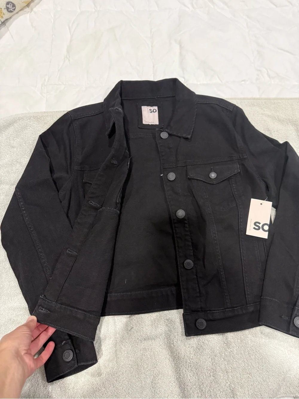 Juniors jean jacket- new with tags